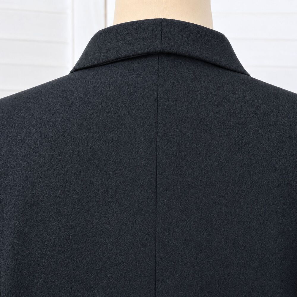 Vintage Talbots Black 1990s 100% Pure New Wool Blazer Size 6P - Picture 10 of 13